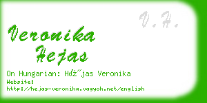 veronika hejas business card